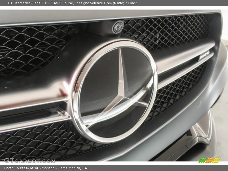 designo Selenite Grey (Matte) / Black 2018 Mercedes-Benz C 63 S AMG Coupe