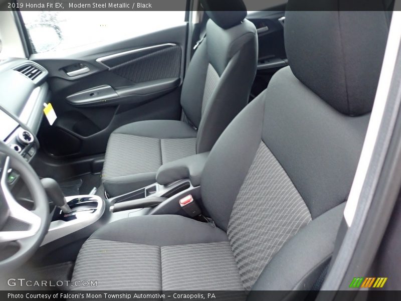 Modern Steel Metallic / Black 2019 Honda Fit EX
