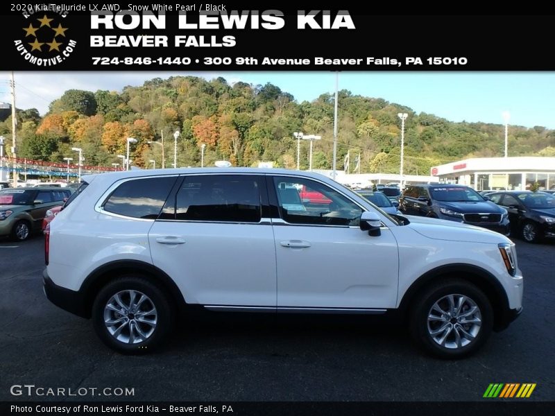 Snow White Pearl / Black 2020 Kia Telluride LX AWD