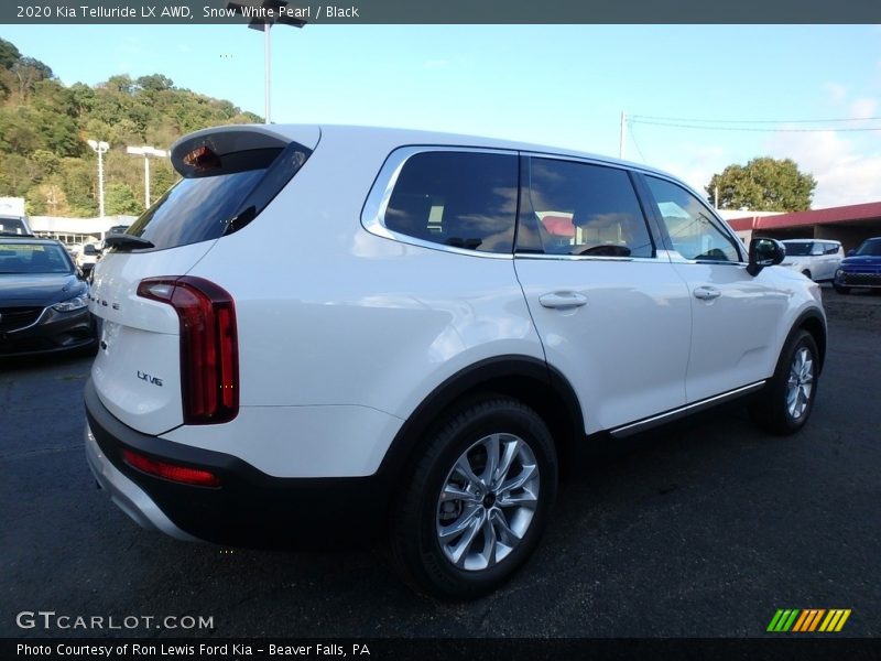 Snow White Pearl / Black 2020 Kia Telluride LX AWD