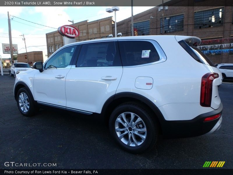 Snow White Pearl / Black 2020 Kia Telluride LX AWD