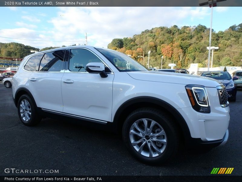 Snow White Pearl / Black 2020 Kia Telluride LX AWD