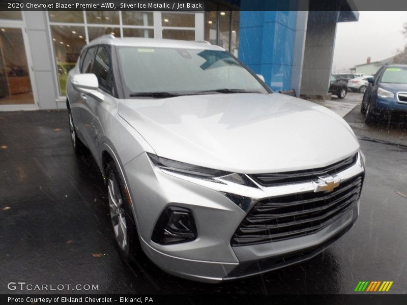 Silver Ice Metallic / Jet Black 2020 Chevrolet Blazer Premier AWD
