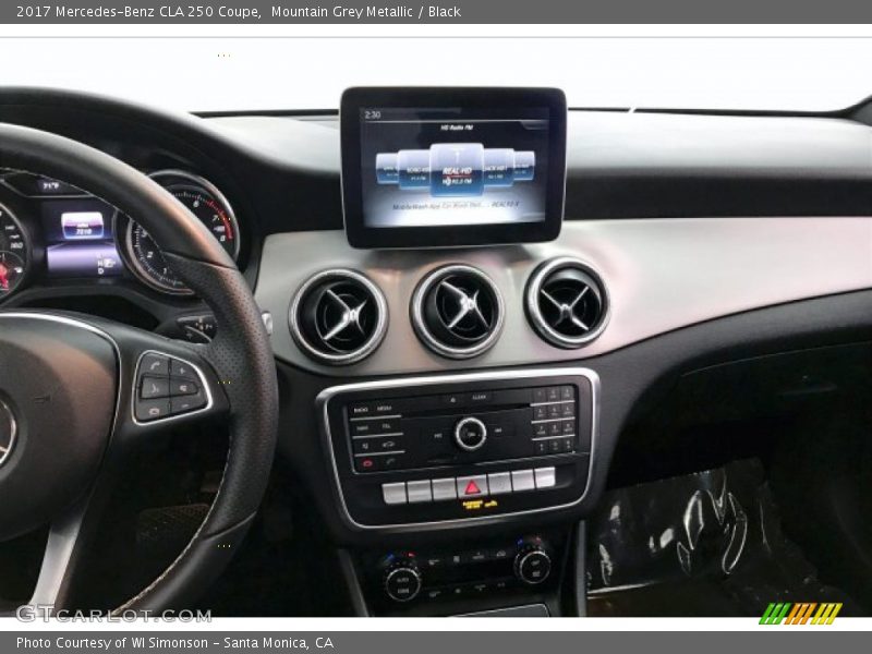 Mountain Grey Metallic / Black 2017 Mercedes-Benz CLA 250 Coupe