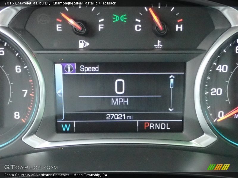 Champagne Silver Metallic / Jet Black 2016 Chevrolet Malibu LT