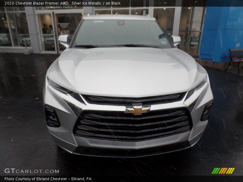 Silver Ice Metallic / Jet Black 2020 Chevrolet Blazer Premier AWD
