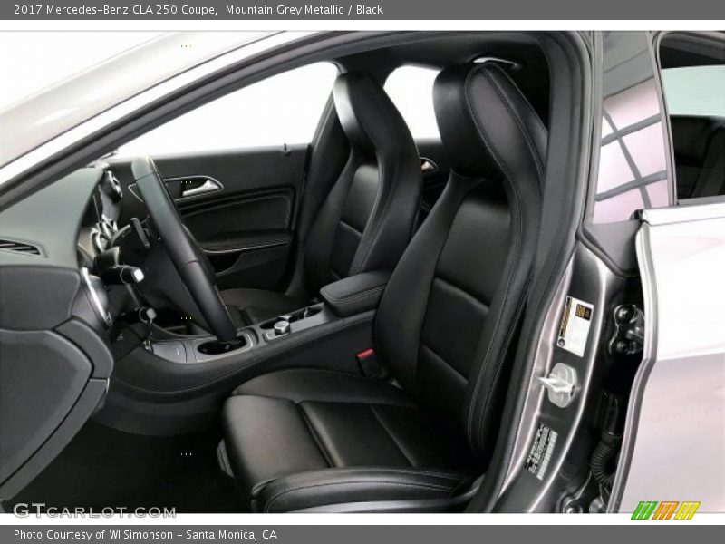 Mountain Grey Metallic / Black 2017 Mercedes-Benz CLA 250 Coupe