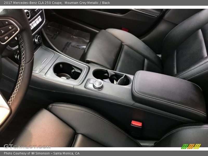 Mountain Grey Metallic / Black 2017 Mercedes-Benz CLA 250 Coupe