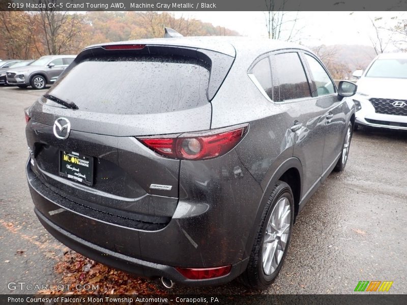 Machine Gray Metallic / Black 2019 Mazda CX-5 Grand Touring AWD