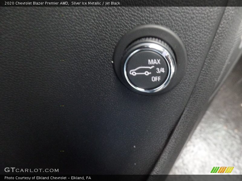 Silver Ice Metallic / Jet Black 2020 Chevrolet Blazer Premier AWD