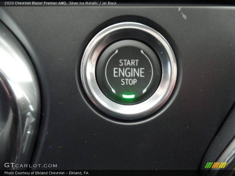 Silver Ice Metallic / Jet Black 2020 Chevrolet Blazer Premier AWD