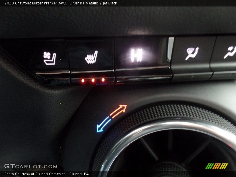 Silver Ice Metallic / Jet Black 2020 Chevrolet Blazer Premier AWD