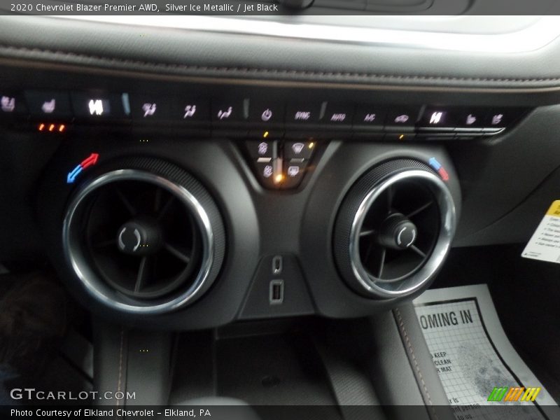 Silver Ice Metallic / Jet Black 2020 Chevrolet Blazer Premier AWD