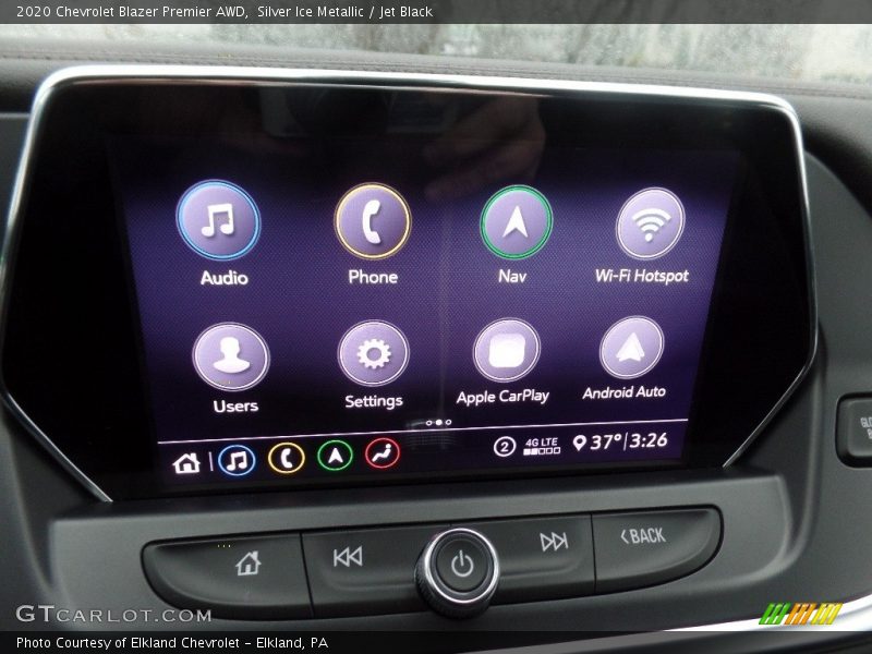 Silver Ice Metallic / Jet Black 2020 Chevrolet Blazer Premier AWD