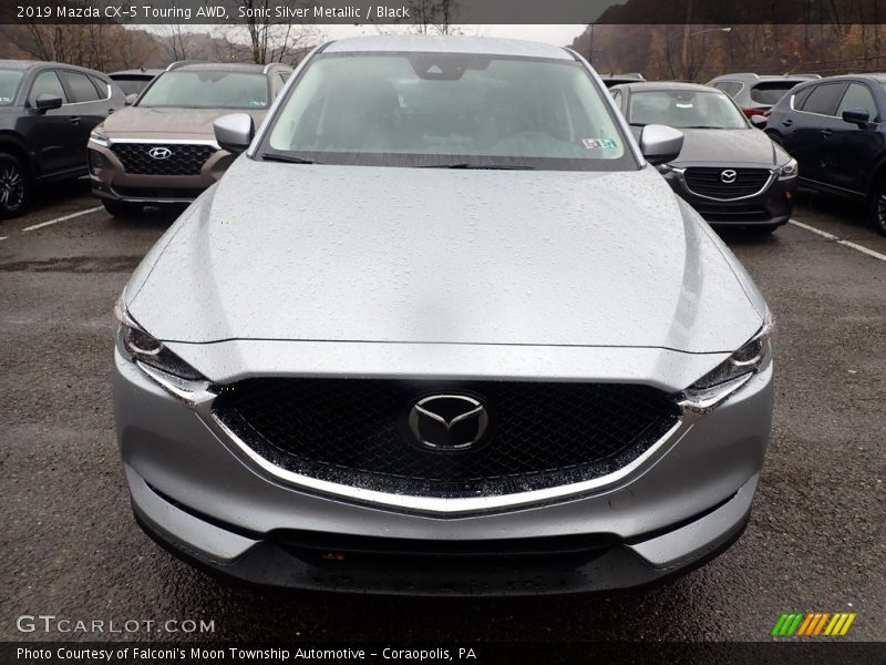 Sonic Silver Metallic / Black 2019 Mazda CX-5 Touring AWD