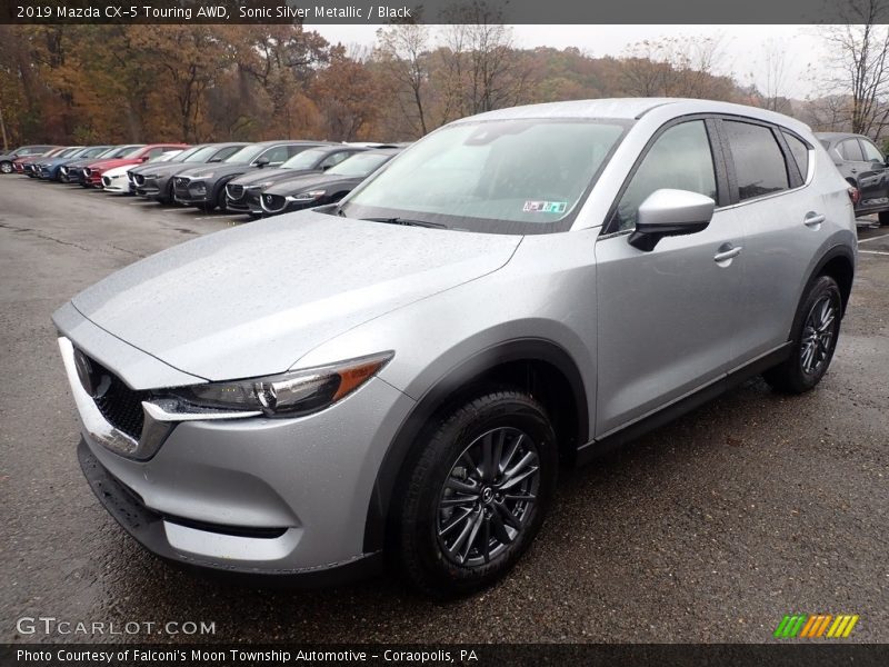 Sonic Silver Metallic / Black 2019 Mazda CX-5 Touring AWD