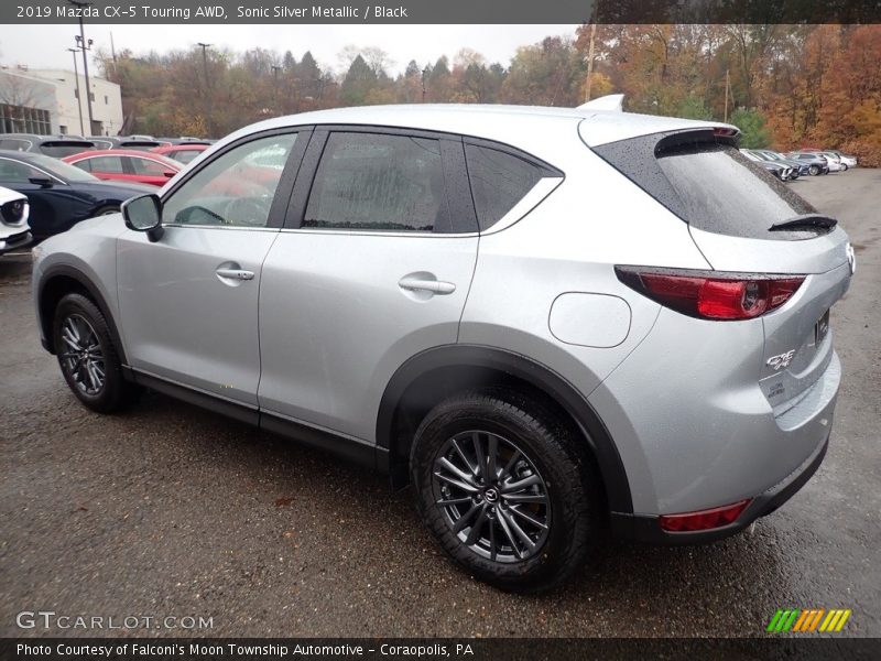 Sonic Silver Metallic / Black 2019 Mazda CX-5 Touring AWD