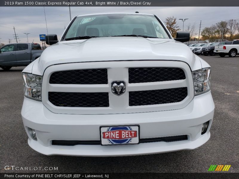 Bright White / Black/Diesel Gray 2019 Ram 1500 Classic Express Regular Cab 4x4