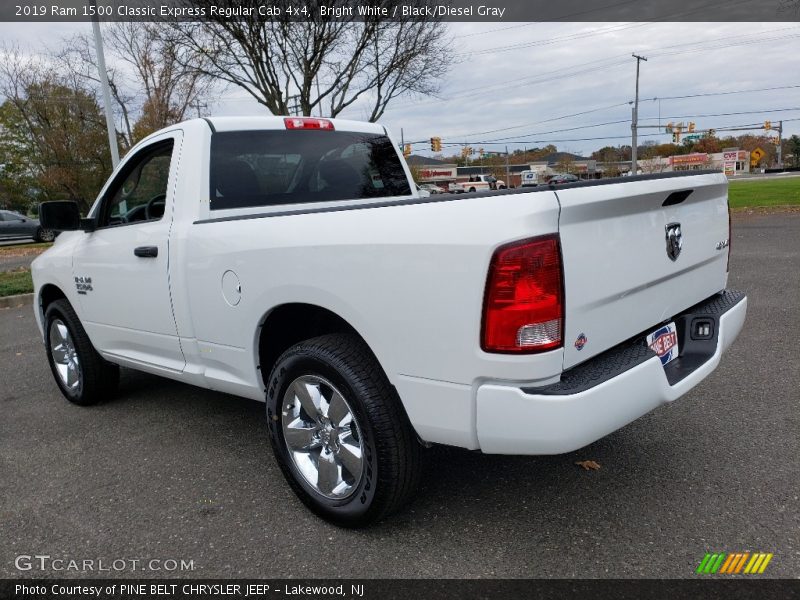 Bright White / Black/Diesel Gray 2019 Ram 1500 Classic Express Regular Cab 4x4