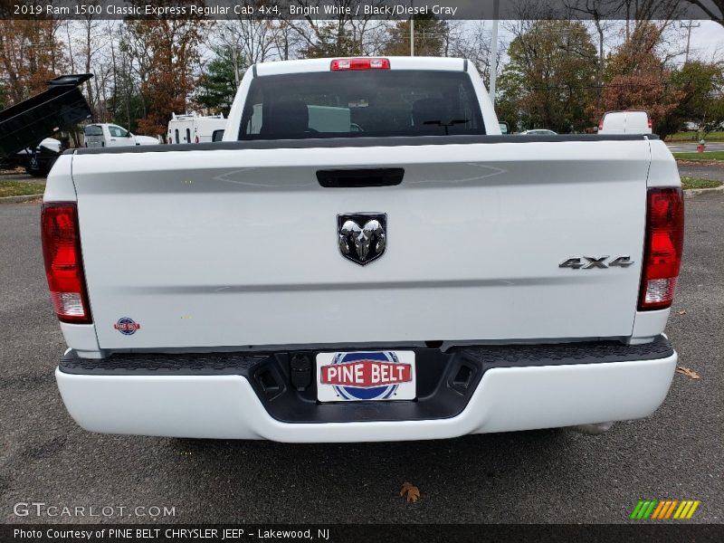Bright White / Black/Diesel Gray 2019 Ram 1500 Classic Express Regular Cab 4x4