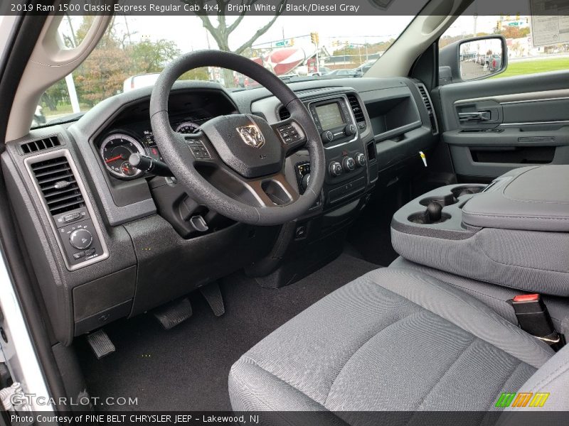 Front Seat of 2019 1500 Classic Express Regular Cab 4x4