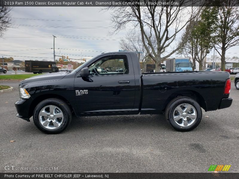 Diamond Black Crystal Pearl / Black/Diesel Gray 2019 Ram 1500 Classic Express Regular Cab 4x4