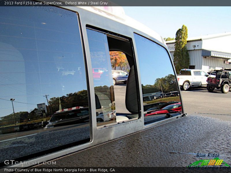 Oxford White / Steel Gray 2013 Ford F150 Lariat SuperCrew