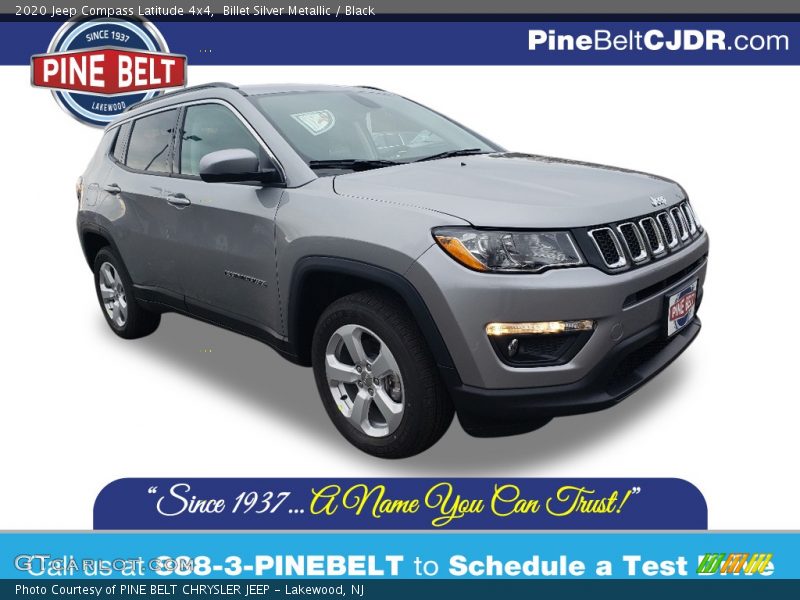 Billet Silver Metallic / Black 2020 Jeep Compass Latitude 4x4