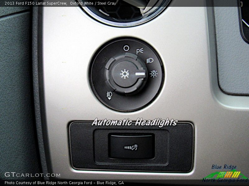 Oxford White / Steel Gray 2013 Ford F150 Lariat SuperCrew