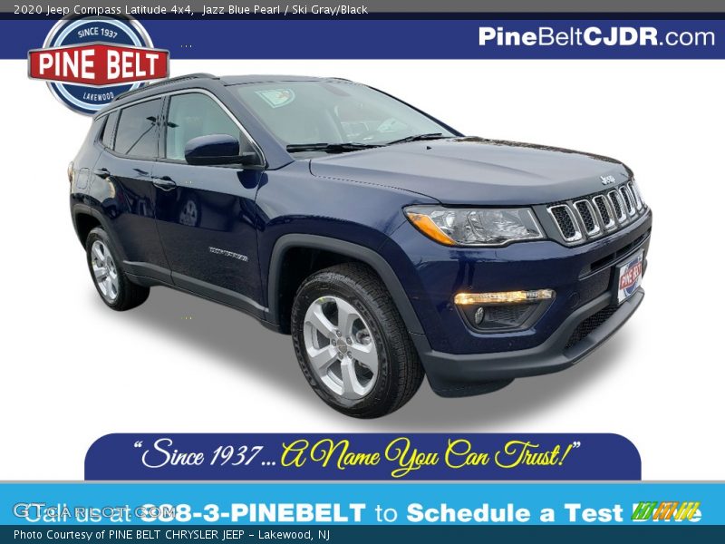 Jazz Blue Pearl / Ski Gray/Black 2020 Jeep Compass Latitude 4x4