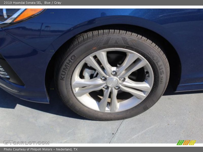 Blue / Gray 2019 Hyundai Sonata SEL