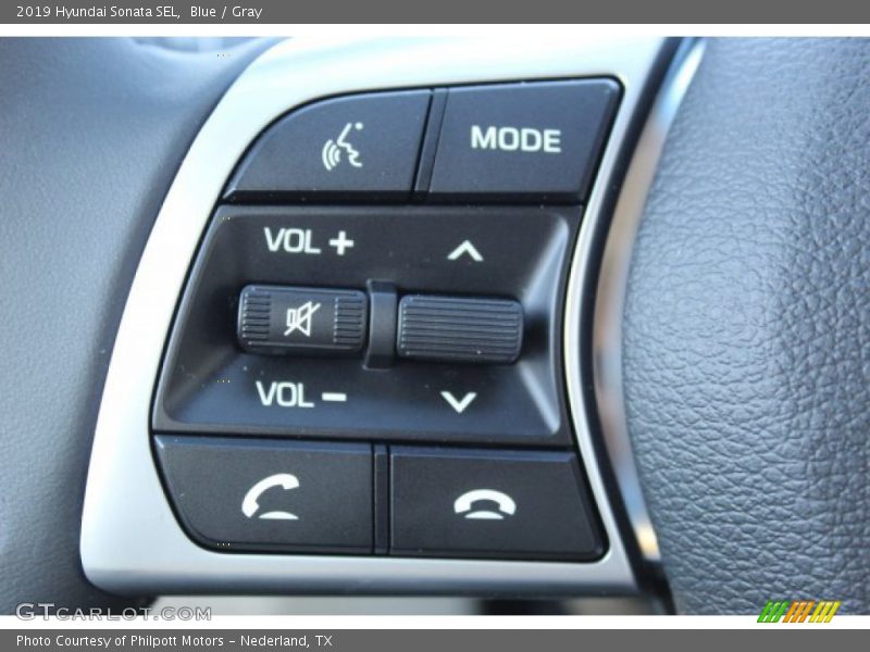 Blue / Gray 2019 Hyundai Sonata SEL