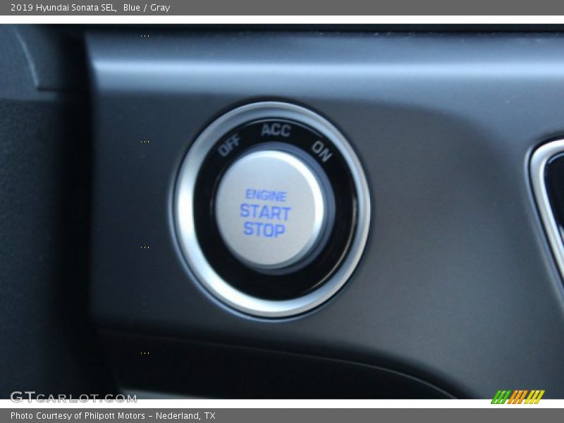 Blue / Gray 2019 Hyundai Sonata SEL