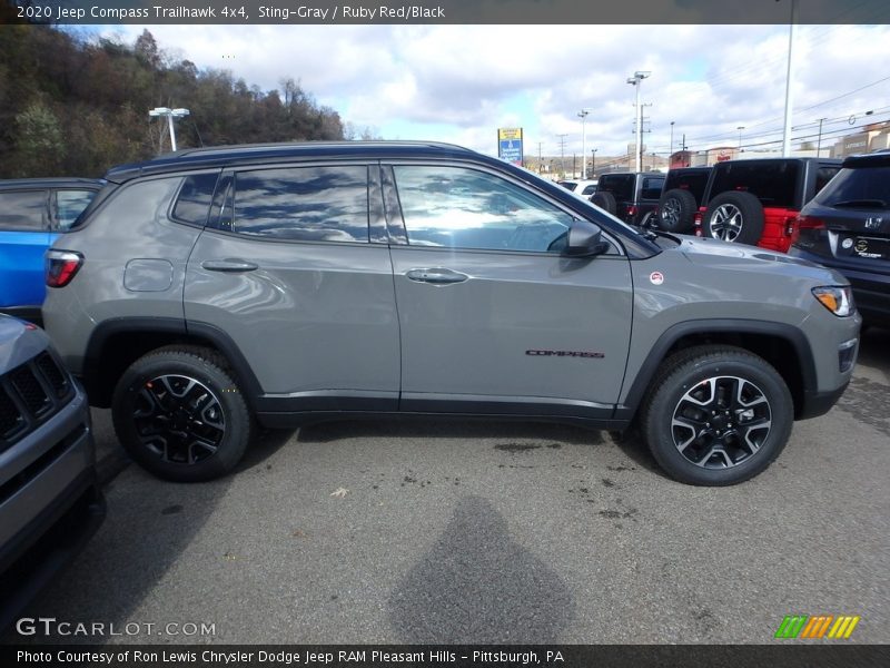 Sting-Gray / Ruby Red/Black 2020 Jeep Compass Trailhawk 4x4