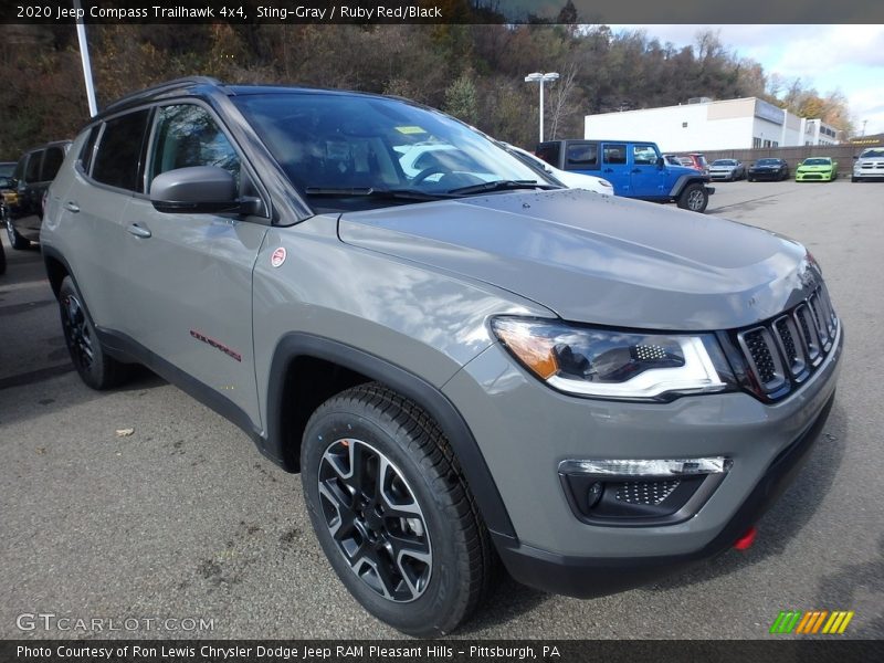 Sting-Gray / Ruby Red/Black 2020 Jeep Compass Trailhawk 4x4
