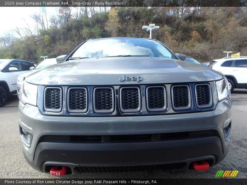 Sting-Gray / Ruby Red/Black 2020 Jeep Compass Trailhawk 4x4