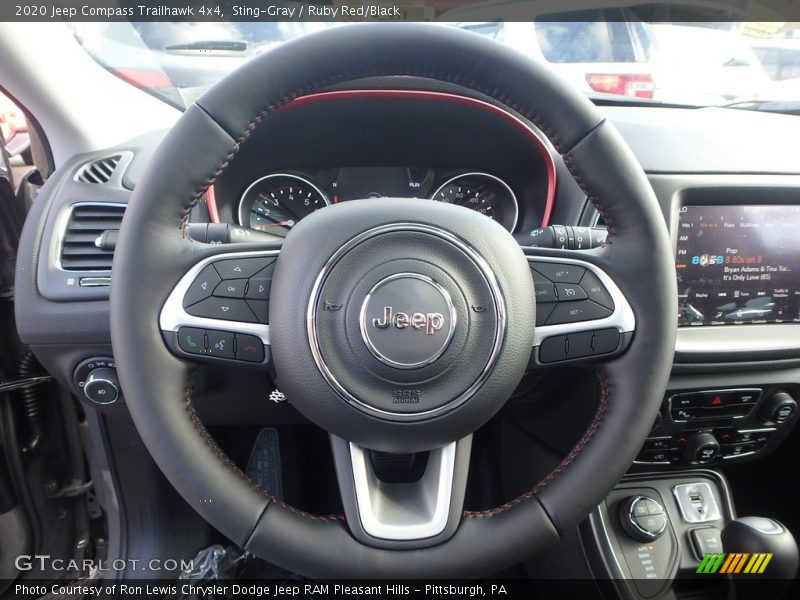 Sting-Gray / Ruby Red/Black 2020 Jeep Compass Trailhawk 4x4