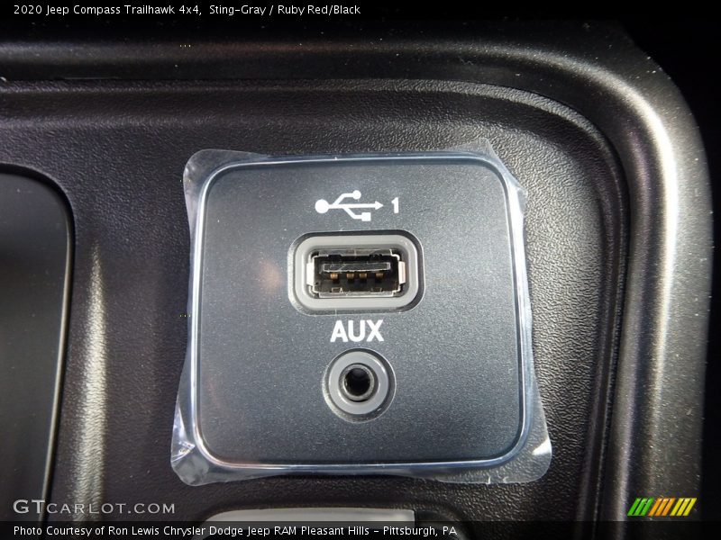 Sting-Gray / Ruby Red/Black 2020 Jeep Compass Trailhawk 4x4