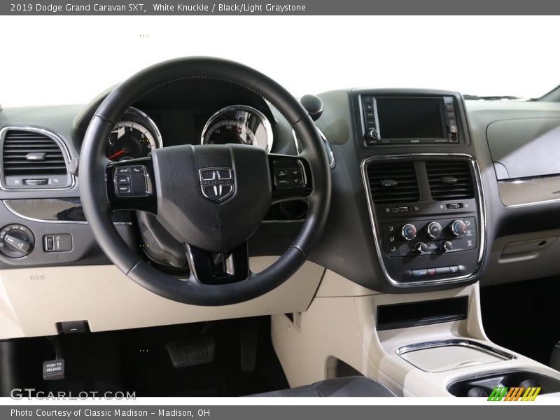 White Knuckle / Black/Light Graystone 2019 Dodge Grand Caravan SXT