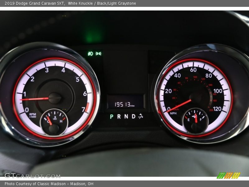 White Knuckle / Black/Light Graystone 2019 Dodge Grand Caravan SXT