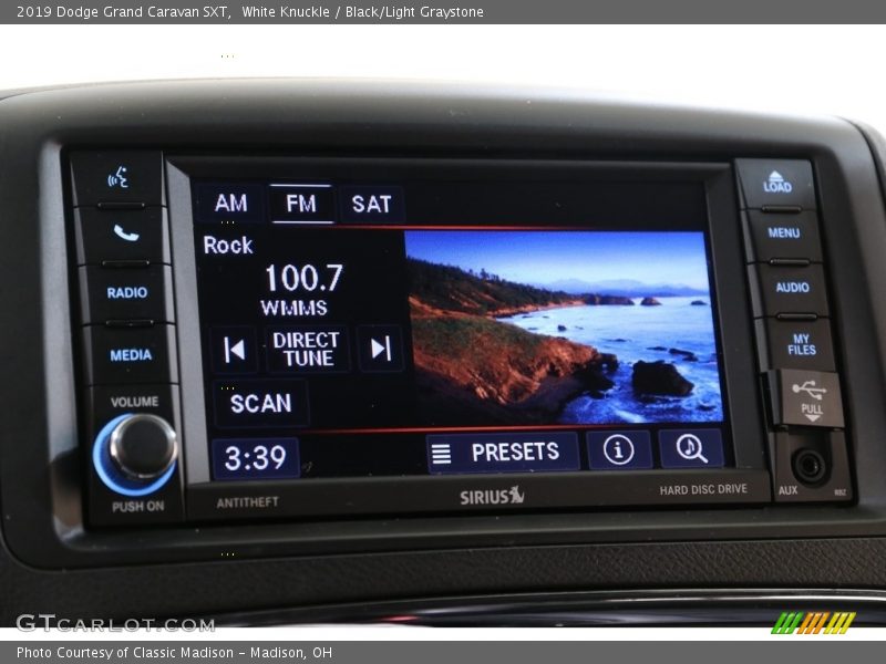 White Knuckle / Black/Light Graystone 2019 Dodge Grand Caravan SXT