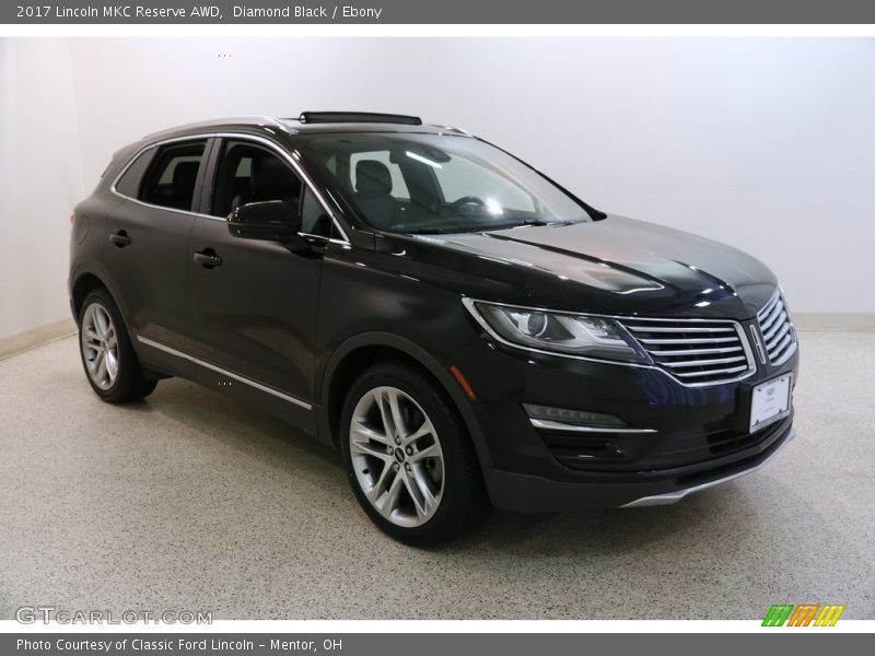 Diamond Black / Ebony 2017 Lincoln MKC Reserve AWD