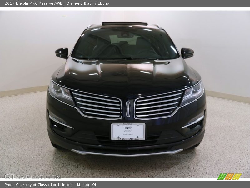 Diamond Black / Ebony 2017 Lincoln MKC Reserve AWD