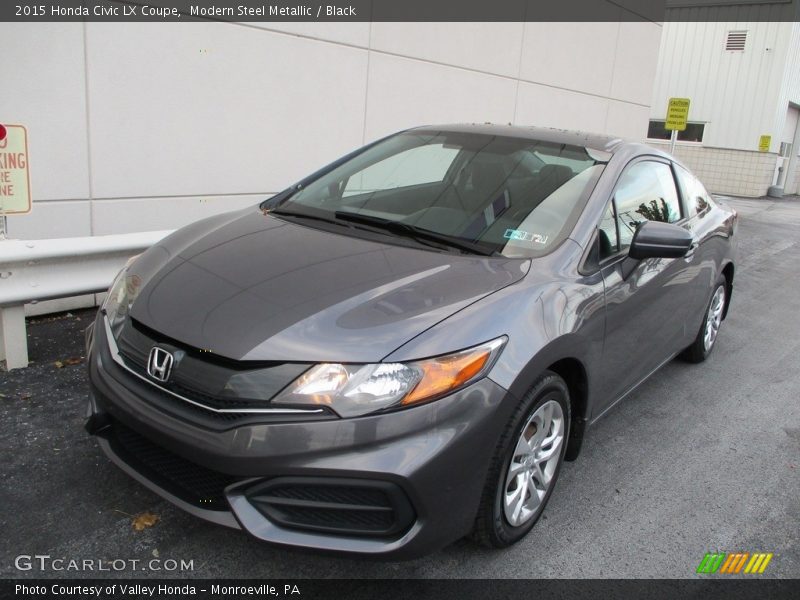 Front 3/4 View of 2015 Civic LX Coupe