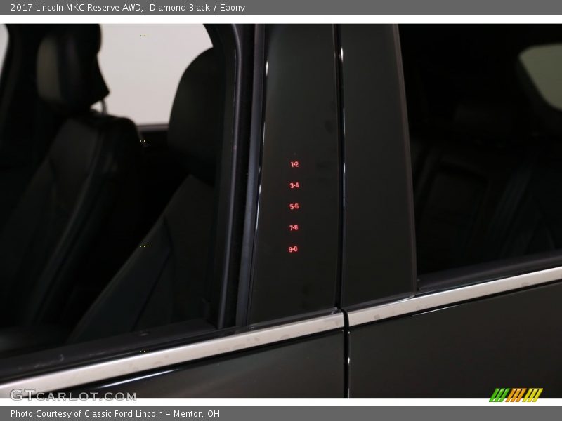 Diamond Black / Ebony 2017 Lincoln MKC Reserve AWD