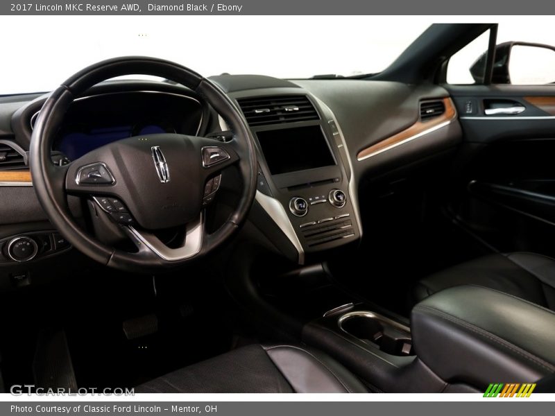 Diamond Black / Ebony 2017 Lincoln MKC Reserve AWD