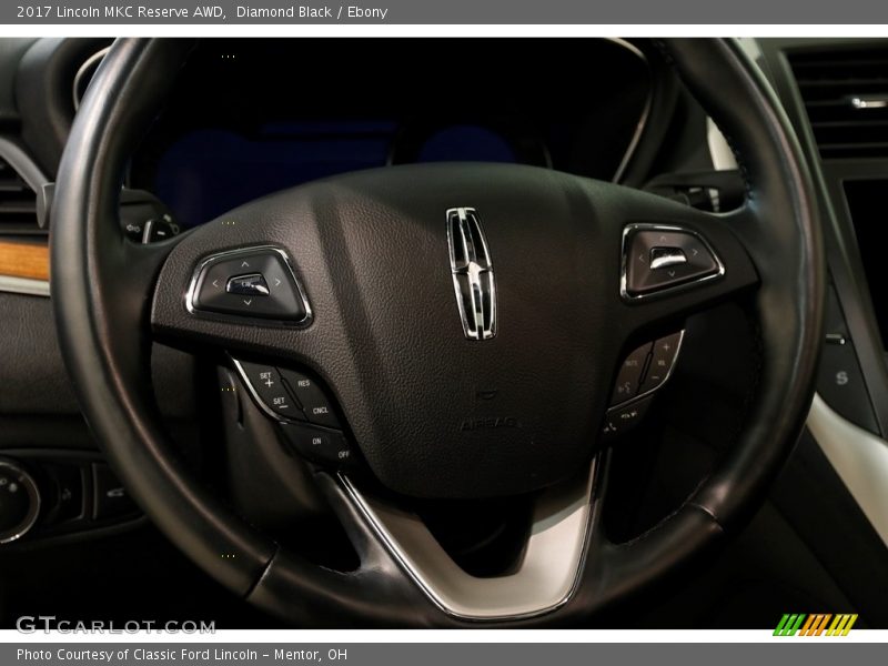 Diamond Black / Ebony 2017 Lincoln MKC Reserve AWD