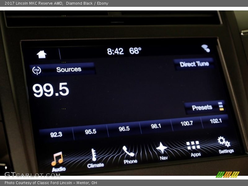 Diamond Black / Ebony 2017 Lincoln MKC Reserve AWD