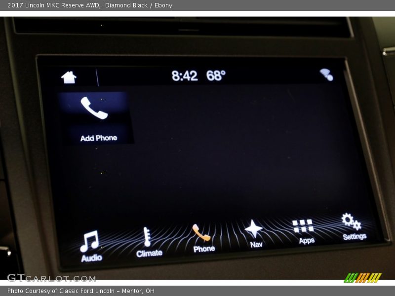 Diamond Black / Ebony 2017 Lincoln MKC Reserve AWD