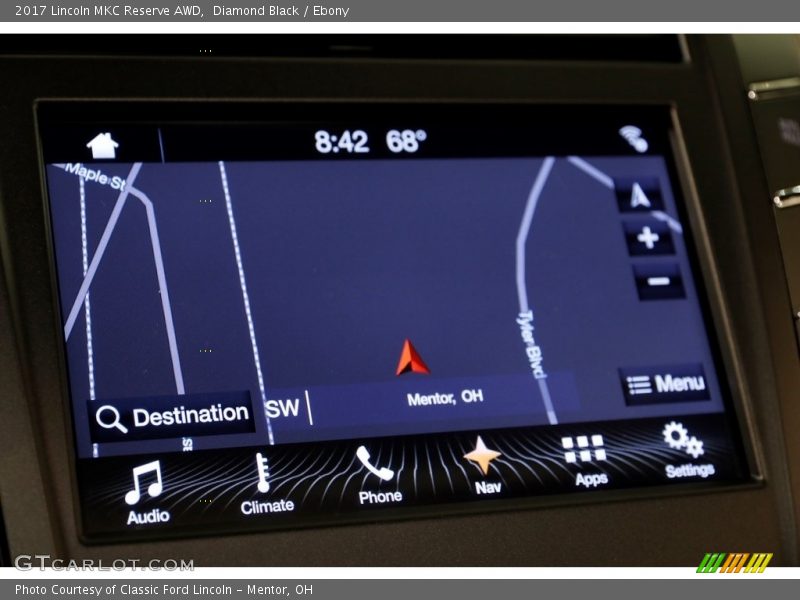 Diamond Black / Ebony 2017 Lincoln MKC Reserve AWD
